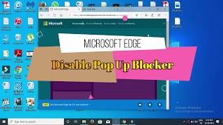 How To Disable Pop Up Blocker in Microsoft Edge on Windows 10/7/8