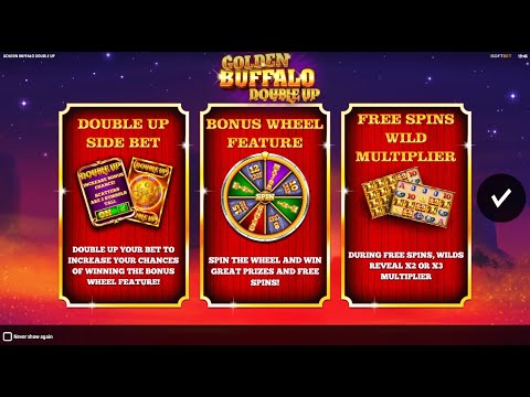 Golden Buffalo Double Up gameplay video