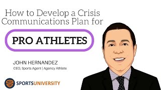 Learn How to Develop a Crisis Communications Plan for Professional Athletes