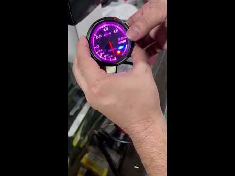 How to Change Color Defi Advance BF Gauge 60mm Multi color BLUE MODEL