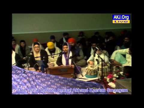 043 Toronto Dec. 2014 Smaagam - Thursday Morning Keertan - B. Manjot Kaur Jee Toronto