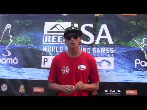 Maximiliano Cross (CHI) - 2013 Reef ISA World Surfing Games