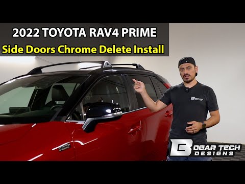 Toyota RAV4 2019-2025 Side Door Chrome Delete Install