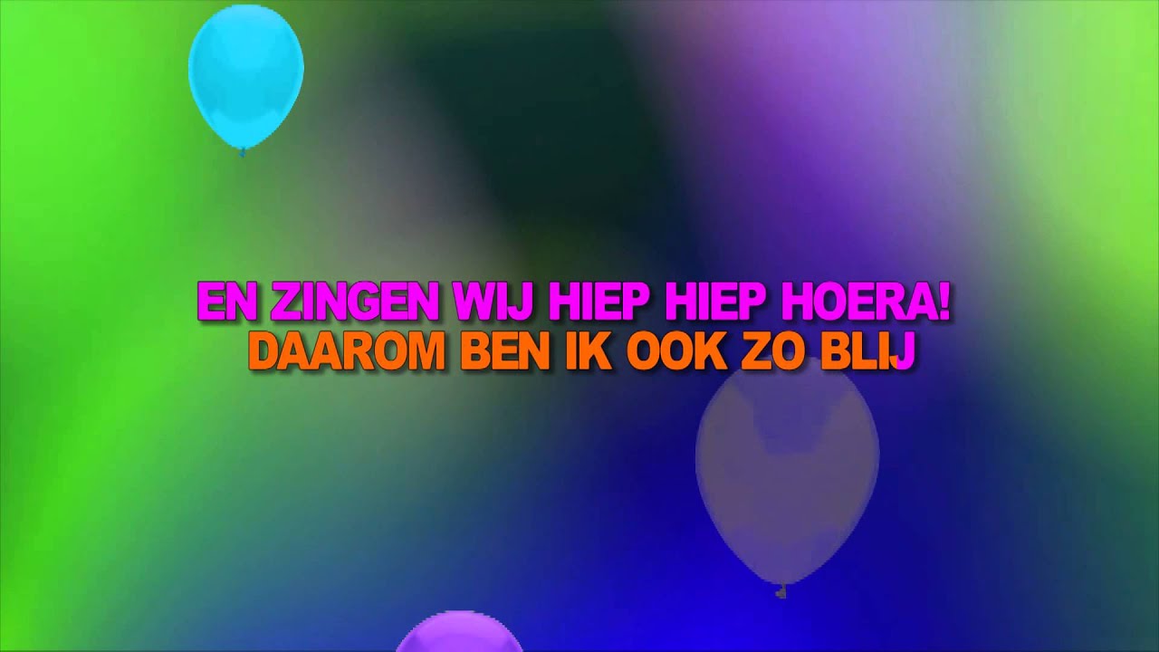 Hé Kanjer dit is je verjaardag