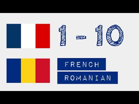 Numere de la 1 la 10 - limba franceza - Română