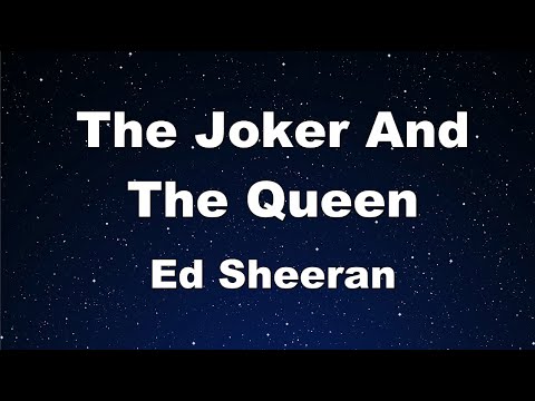 Karaoke♬ The Joker And The Queen - Ed Sheeran 【No Guide Melody】 Instrumental