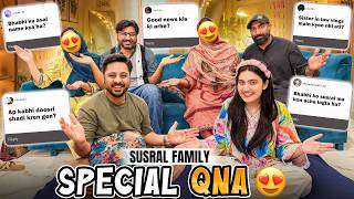 Download lagu FIRST EVER QNA WITH SUSRAL FAMILY 😍 | Sab K Raaz Khul Gaye 😂 | Good News Kiski Arhi? 👼🏻 Sistrology mp3