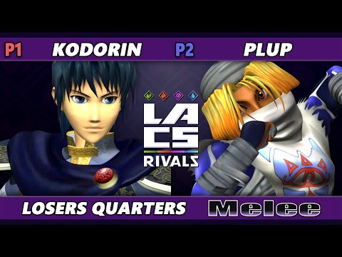 LACS Rivals TOP 8 - KoDoRiN (Marth) Vs. Plup (Sheik) Smash Melee - SSBM