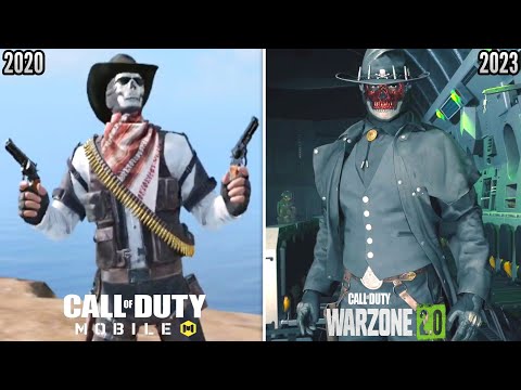 Ghost Marshal vs Ghost Cowboy - Full Comparison in Warzone and COD Mobile... (2020-2023)
