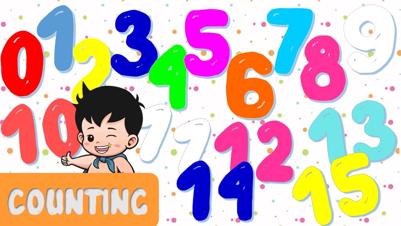 Los Números en ingles para niños del 0 al 15 | Numbers in English 0 to 15 for Childrens | Leofuntv
