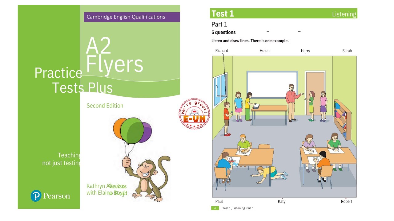 A2 Flyers Practice Test Plus Test 1