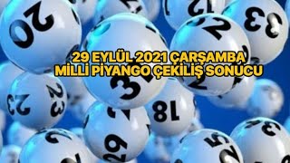 Milli Piyango Çekiliş Sonuçları 29 Eylül 2021