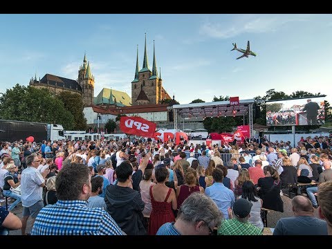 29.08.2017 Martin Schulz in Erfurt