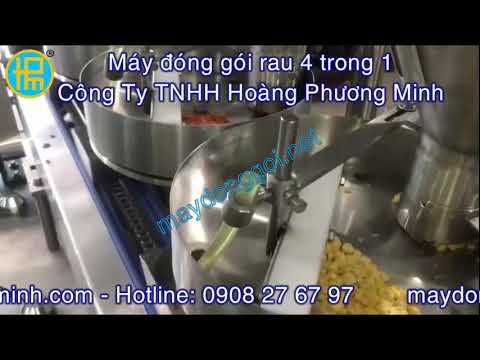 Máy đóng gói rau 4 trong 1