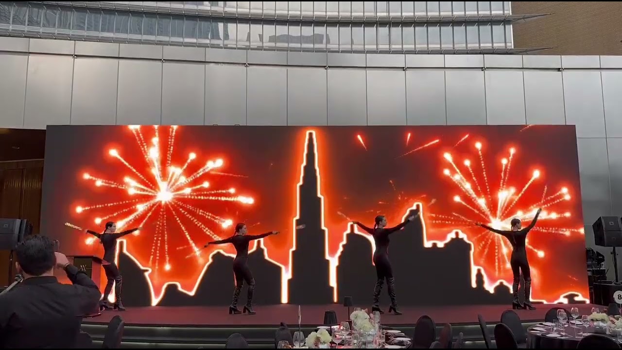 Day Time LED Screen Immersive Dance Show for AX CAPITAL 