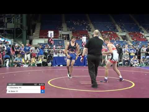Junior GR 160 Round of 128 - Tanner Eischens (MN) vs. Nathan Baca (CO)