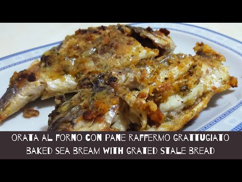 come fare a cucinare orata al forno con pangrattato per il pranzo di ferragosto