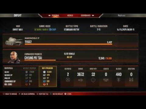 World of Tanks T95E2 GG Lost Battle