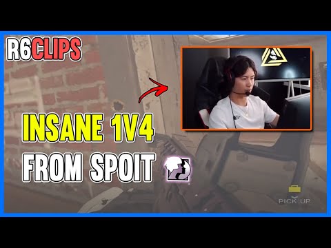 INSANE 1v4 CLUTCH FROM SPOIT 👽👽 - R6 STREAM HIGHLIGHTS | BEST OF SIEGE