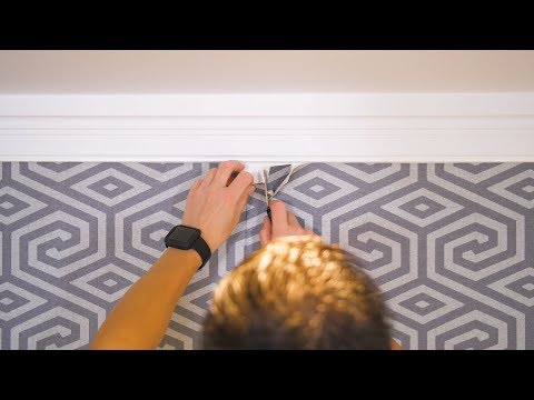 How to double cut vinyl contract wallcoverings? Step-by-step instructions