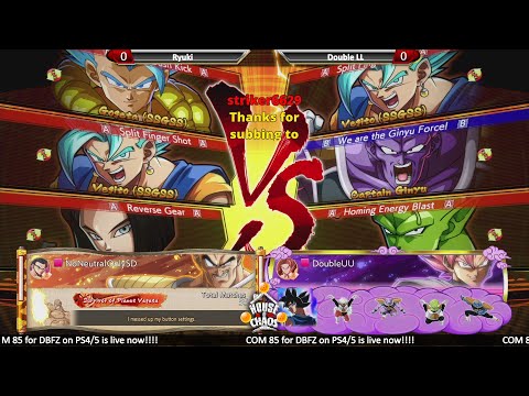 DBFZ [PS4] | COM 85 | Ryuki vs Double LL | Really Fun Set to WATCH!!!