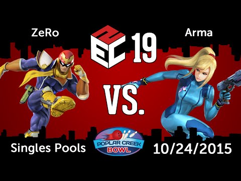 E2C 19 (Singles Pools): ZeRo (Captain Falcon) vs. Arma (Zero Suit Samus)
