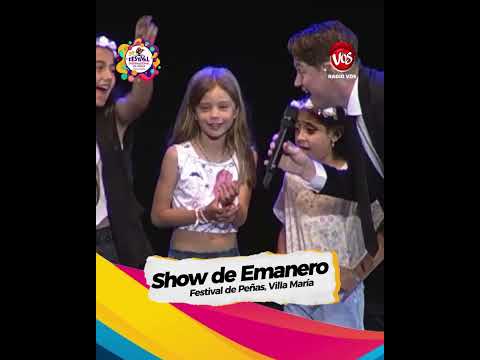 VILLA MARIA: SHOW DE EMANERO EN EL FESTIVAL DE PEÑAS VILLA MARIA.