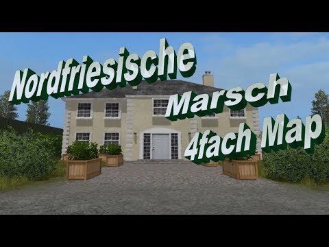 Landwirtschafts Simulator 17 Live Stream Multiplayer LS17 Nordfriesische Marsch 4fach mod map