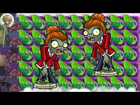 Pvz 2 Plant Power up vs Zombie Level 100 - Zcorp Consultant Zombie #1