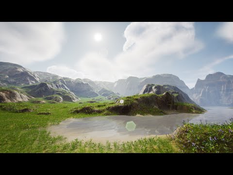 Mountain Lake Landscape 4K - Unreal Engine 4.26