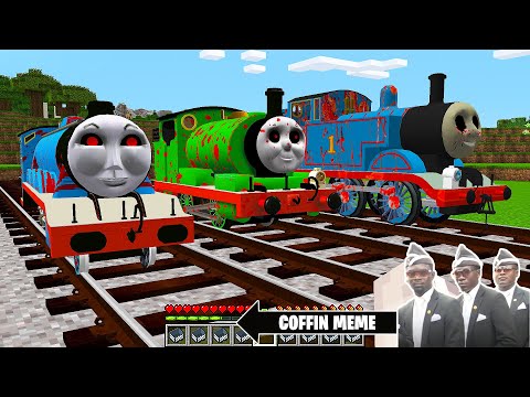 This is THOMAS THE TANK ENGINE.EXE and FRIENDS in Minecraft - Coffin Meme