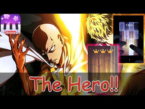 The Hero!! (One Punch Man) - Anime Tiles: Piano Music - YouTube