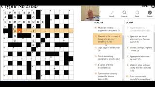 How to solve the Times Crossword from 3rd October