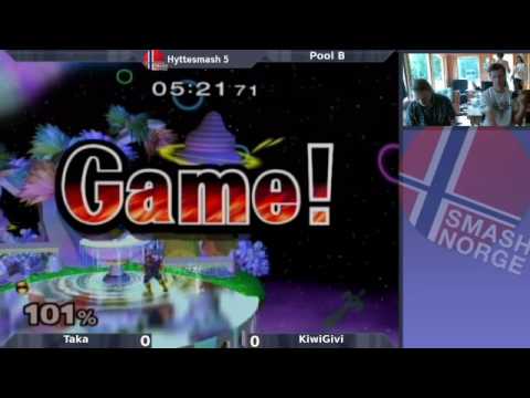 Hyttesmash 5 - Pool B - Taka vs Kiwigivi