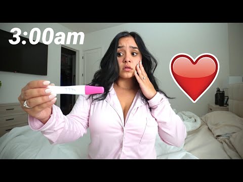 I took a pregnancy test in the middle of the night...