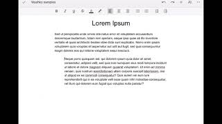 Indent a Line or paragraph in Google Docs on an iPad