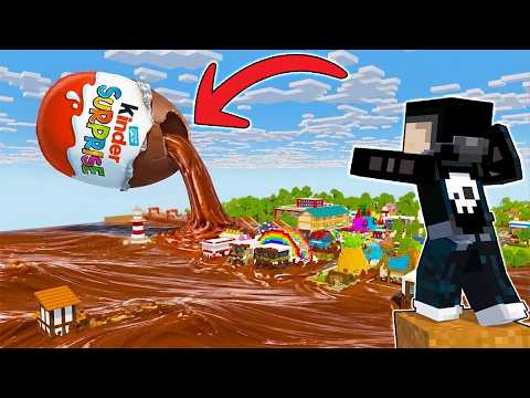 MELTED CHOCOLATE Rises Every Minute in Minecraft!
