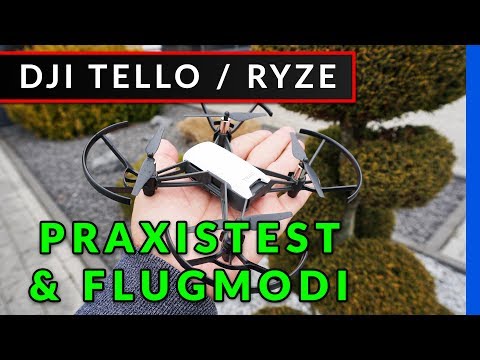 DJI Tello (Ryze) - Praxistest: Flips - Flugmodi - Funktionen der Drohne [Anleitung deutsch]