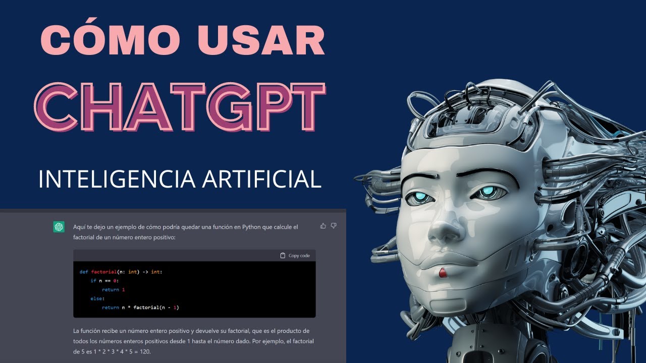 Cómo usar ChatGPT OpenAI - TUTORIAL