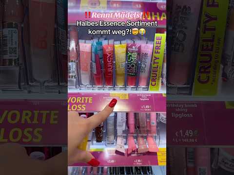 Essence Sortiment AUSVERKAUF?🤯💄Girls rennt zu Dm & Rossmann, alles kommt weg😩 #essence #dm #sale
