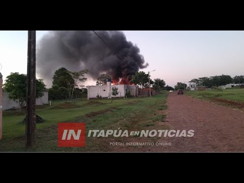BOMBEROS CONTROLARON INCENDIO ESTRUCTURAL EN EL BARRIO 3 DE MAYO