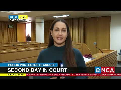 Second day in court for the suspended Public Protector