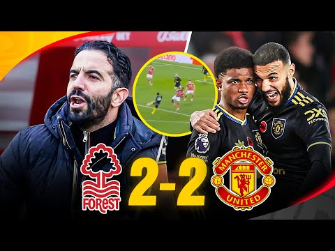 UNREAL Amad Goal, Awful Team Concentration, Amorim FRUSTRATED | NOTTINGHAM FOREST 2-2 MAN UTD