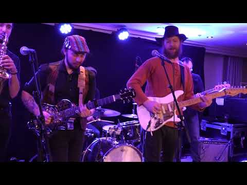 Bluesjam with a local Norwegian bluesman@ EBC 2018 in Hell, Norway