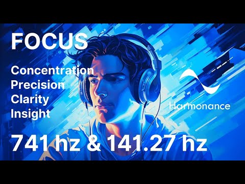 🔵 FOCUS: Mercury 141.27 Hz & Solfeggio 741 Hz Fusion