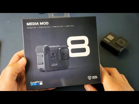 Unboxing GoPro Hero 8 Media Mod (Shotgun Mic, Micro HDMI, 3.5mm Mic Jack, 2 Shoe Mounts)