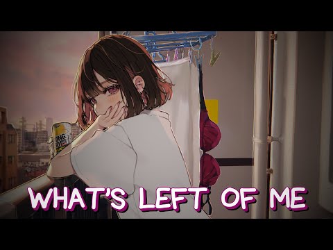 [Nightcore] - What's Left of Me ~ Percy Bluu (Lyrics)