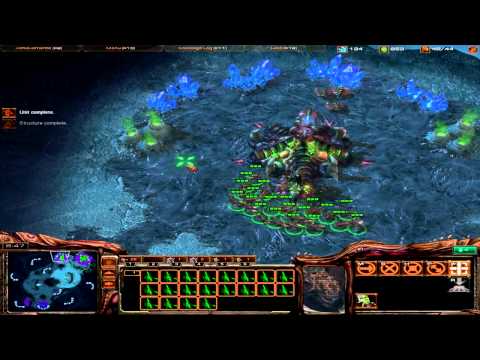 Starcraft II GeForce Pro/Am Tournament Chunkz (Z) vs Patriarch (Z) G1 part 1