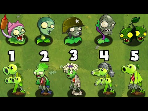 Plants vs Zombies Mod ZomPlants vs Zombotany - Team ZomPlants VS All ZomBotany 2