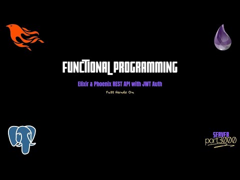 Elixir & Phoenix REST API with JWT Auth | Full Tutorial